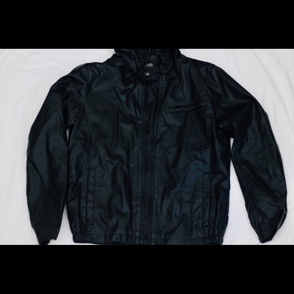 Micheal Kors Leather Hoodie